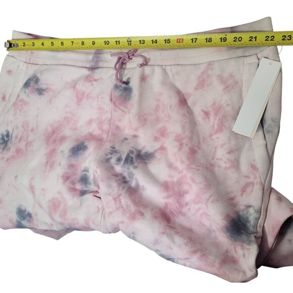 Goodthreads Women's Heritage Fleece Basic Lilac Tie-Dye Jogger Pants XX-Large - Picture 10 of 13